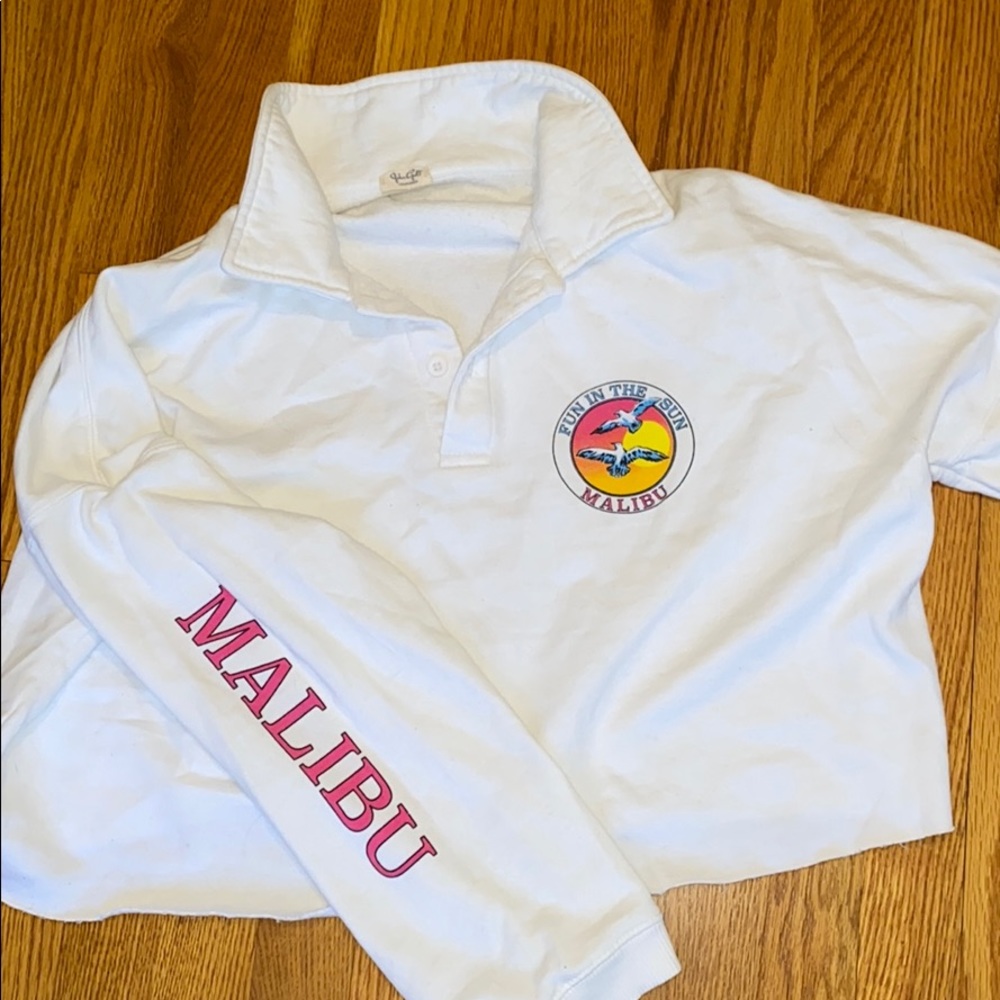 brandy melville cropped sweatshirt